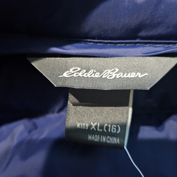 Eddie Bauer Dark Blue Floral Jacket - Picture 5 of 11